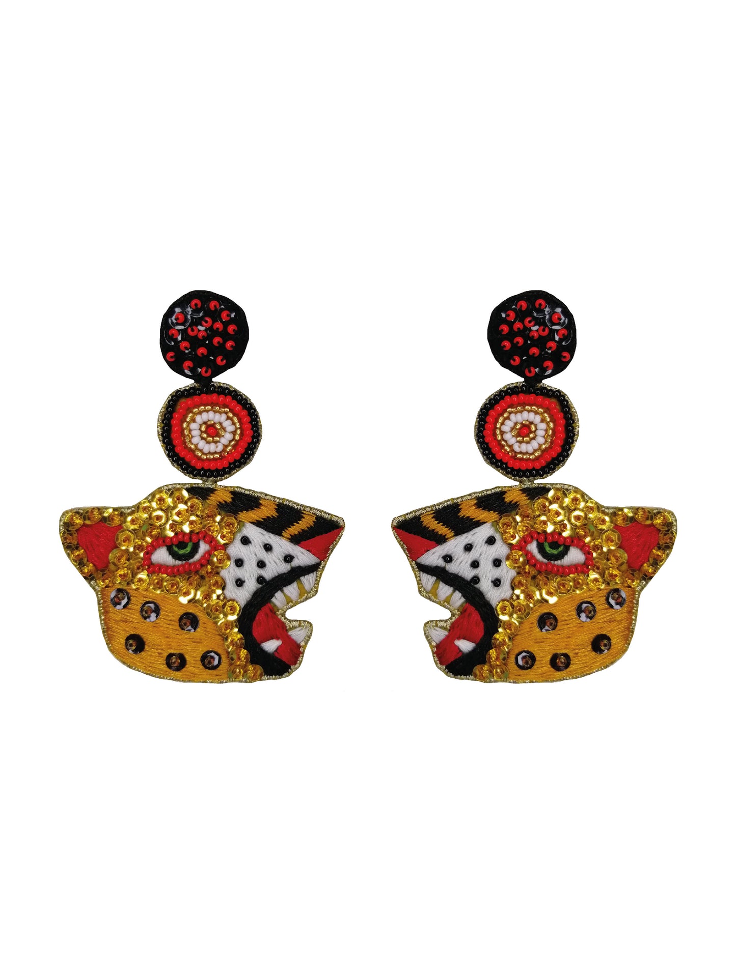 Aretes Tigre Carnaval