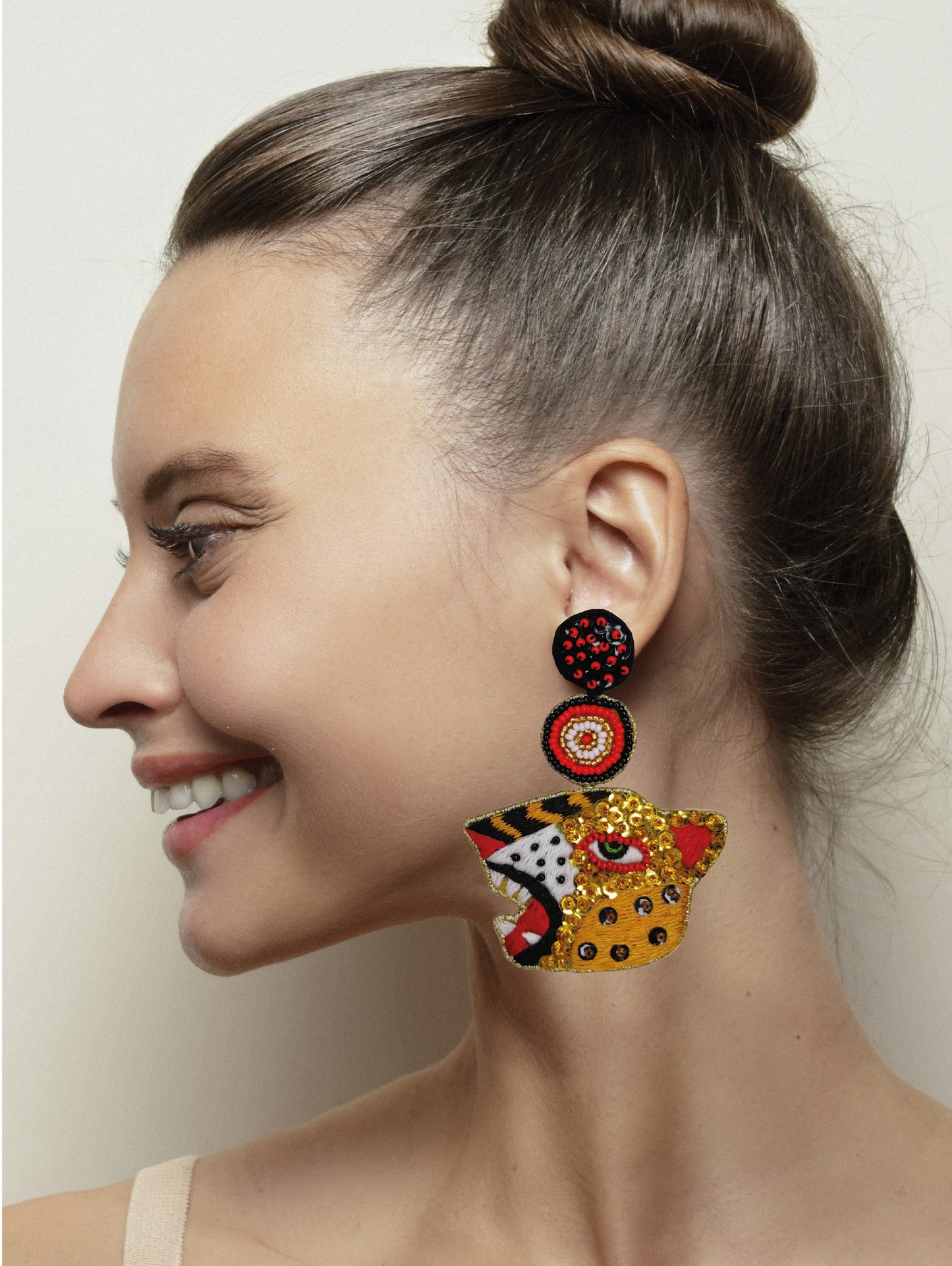 Aretes Tigre Carnaval