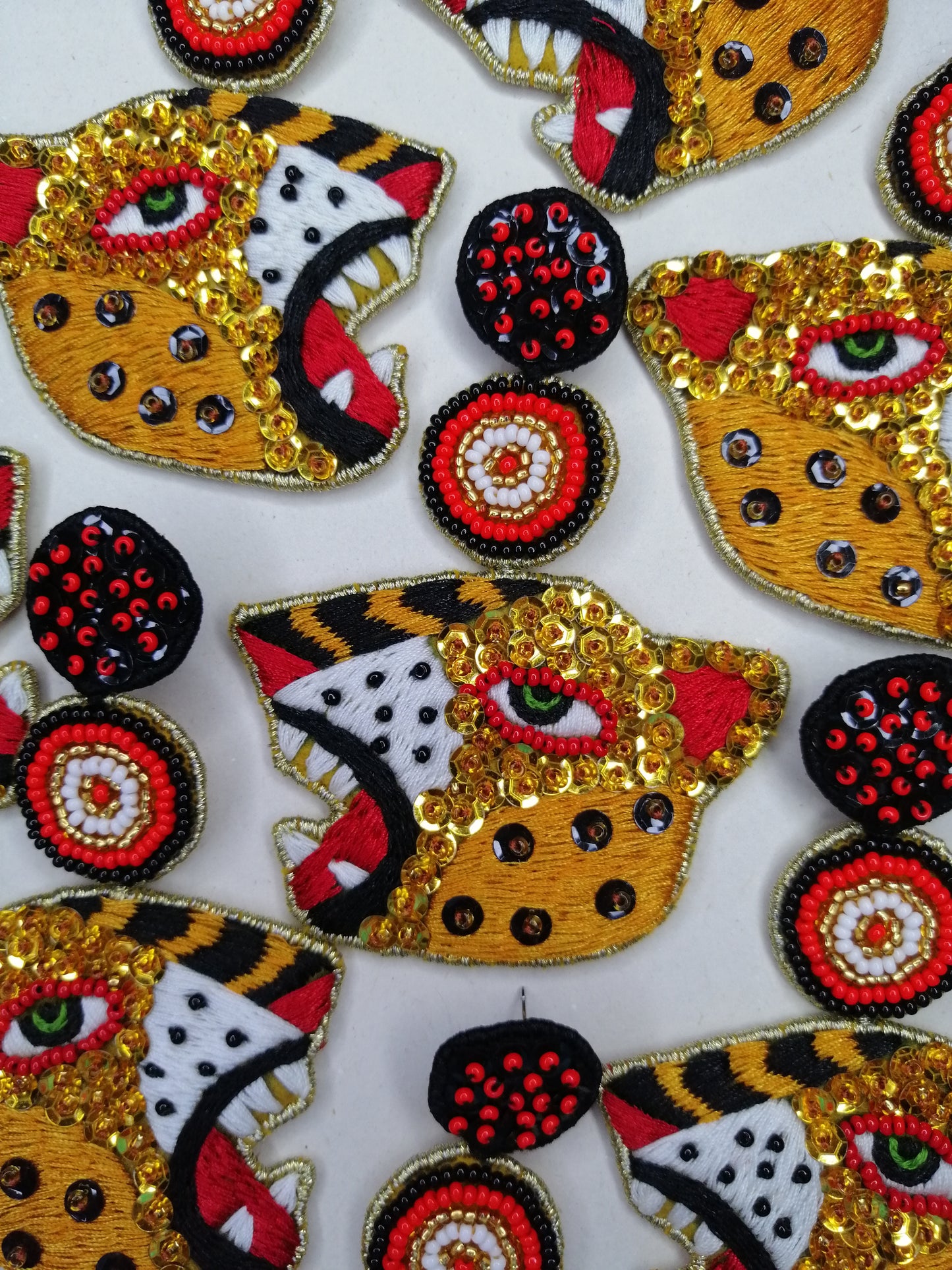Aretes Tigre Carnaval