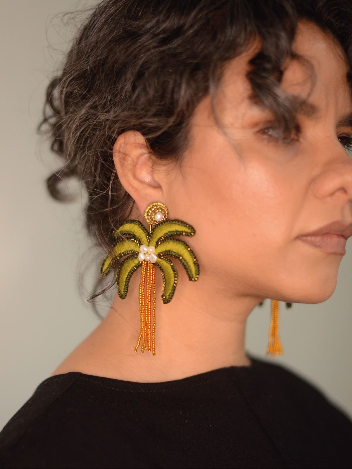 Aretes Palmera