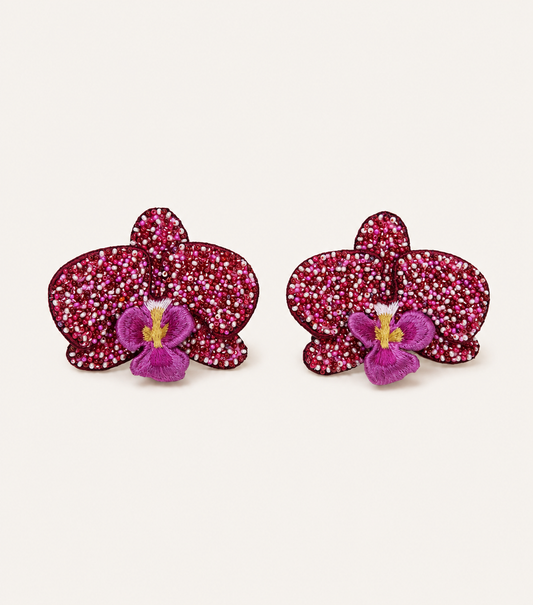 ARETES ORQUÍDEA