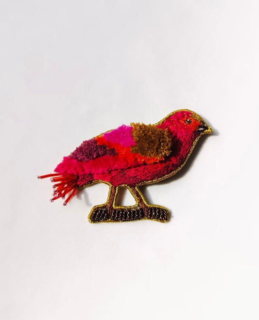 PRENDEDOR PÁJARO ARREBOL