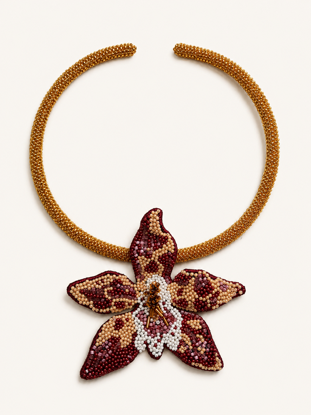 COLLAR ORQUÍDEA