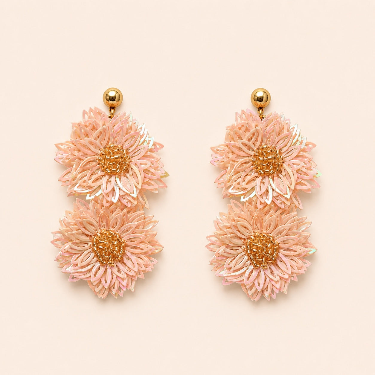 ARETES JARDÍN PASTEL