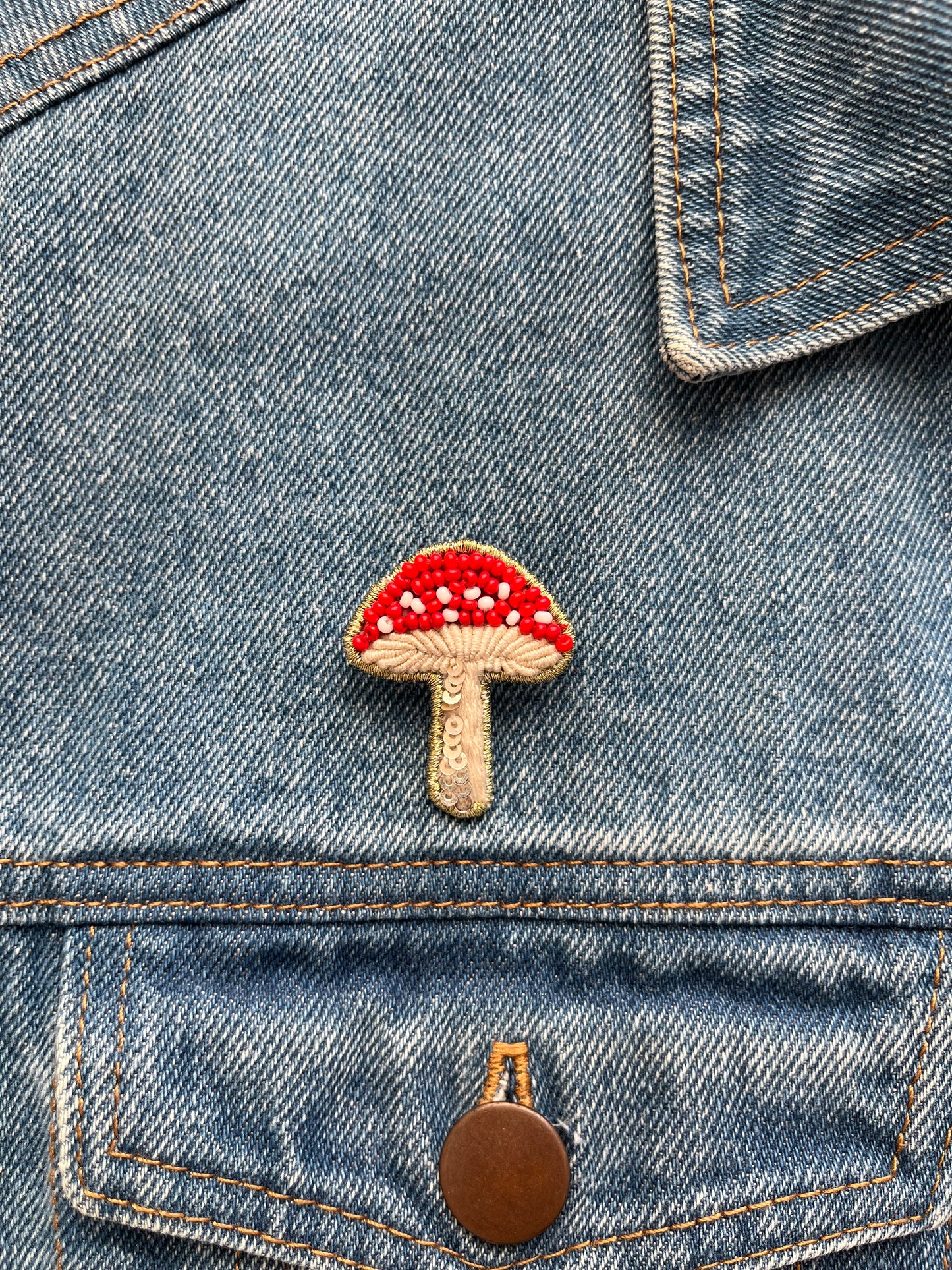 Prendedor Hongo Amanita Mini