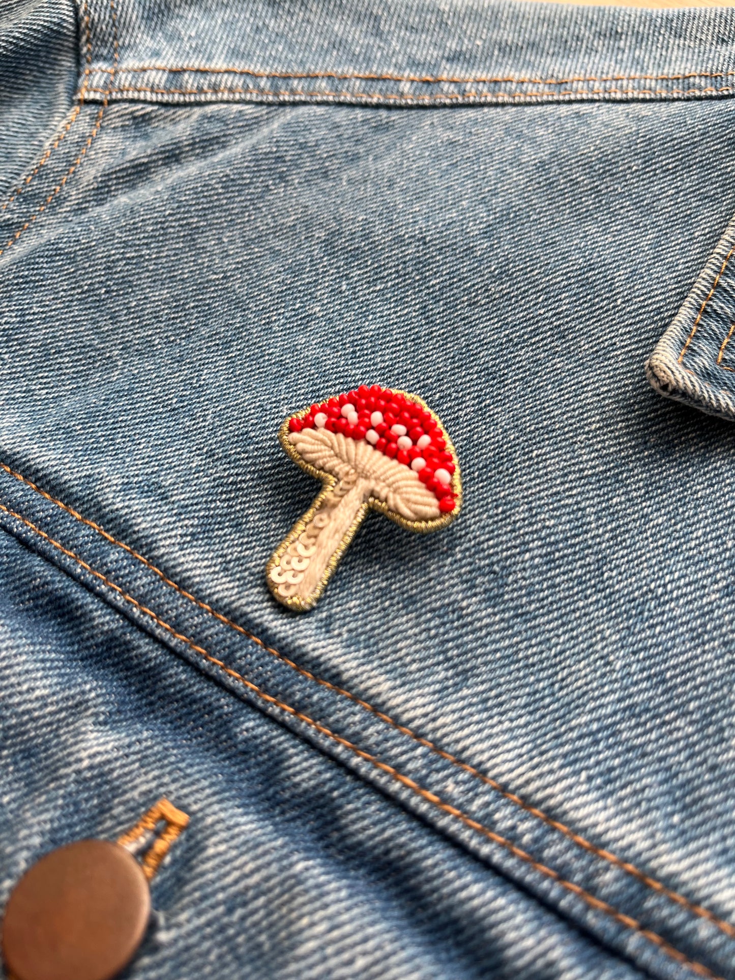 Prendedor Hongo Amanita Mini