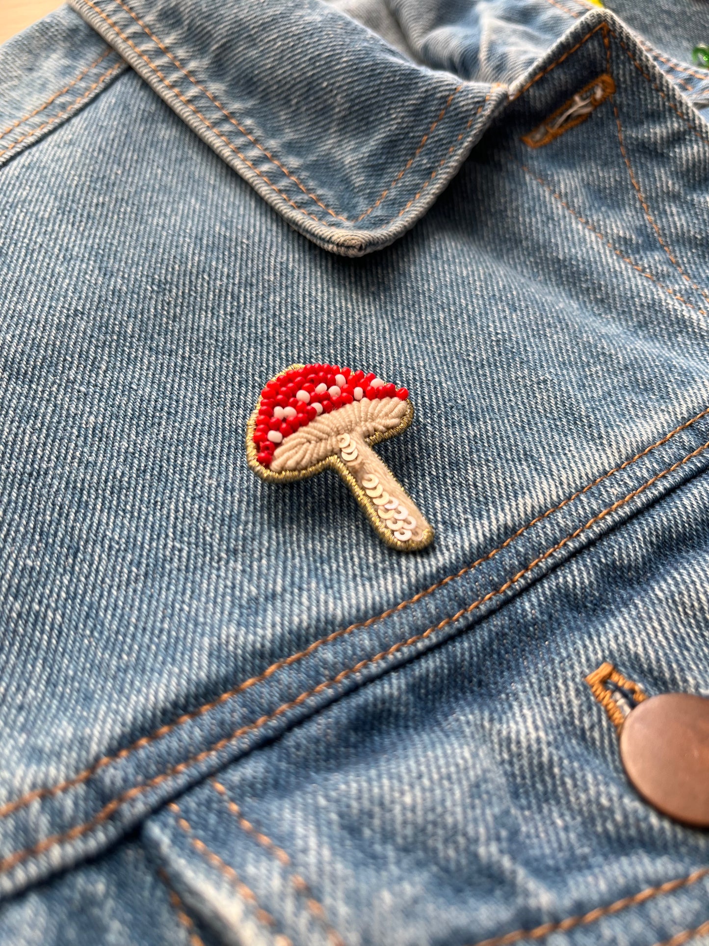 Prendedor Hongo Amanita Mini