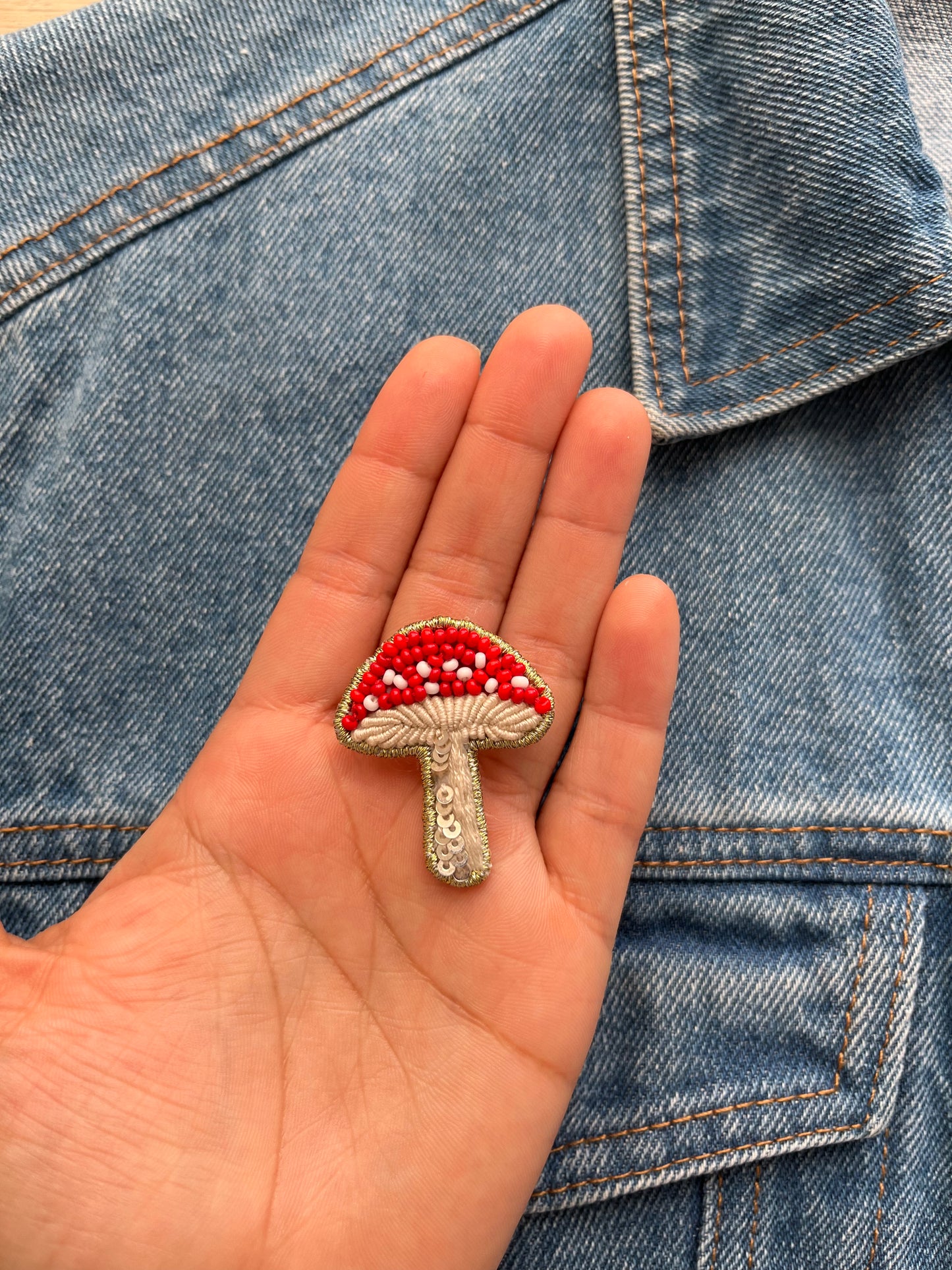 Prendedor Hongo Amanita Mini