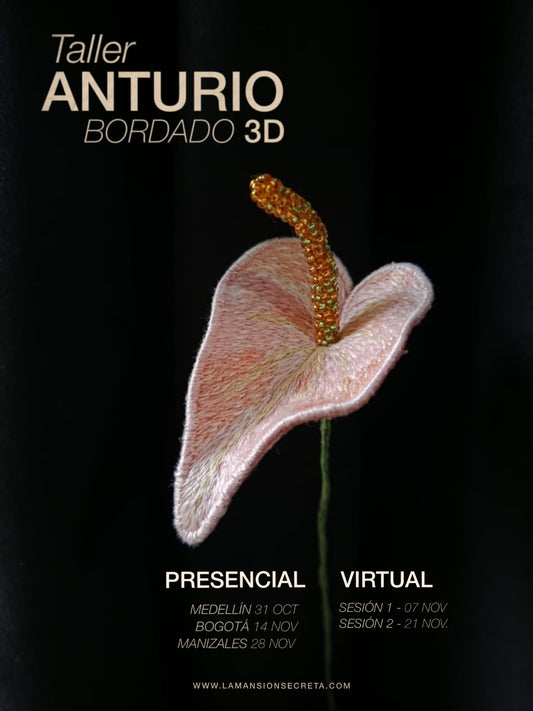 TALLER DE BORDADO - ANTURIO 3D